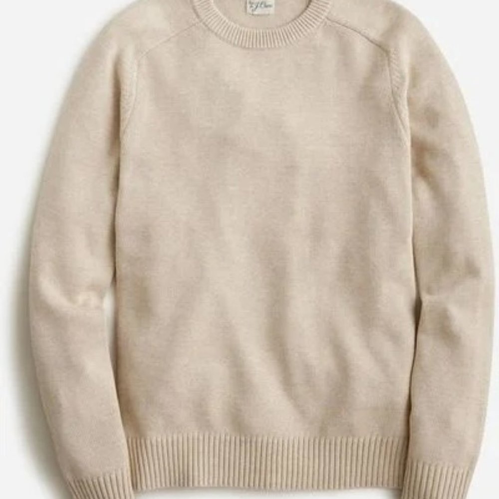 IN SEARCH OF Heritage cotton crewneck sweater - HTHR SAND